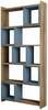 Põrandariiul Kalune Design Box II, 80 x 22 x 170 cm, pruun/sinine