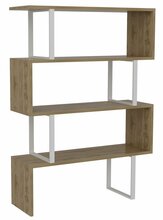 Põrandariiul Kalune Design Adriana, 29.5 x 91.5 x 124.5 cm, helepruun/valge