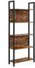 Raamaturiiul Vasagle LLS025B01, 62 x 24 x 165 cm, pruun-must
