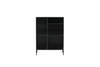 Raamaturiiul Venture Design Misha, 80 x 40 x 110 cm, must