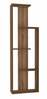 Raamaturiiul Kalune Design Wand, 19.6 x 50 x 160 cm, pruun