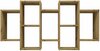 Seinariiul Top E Shop Bilbao 7.0, 20 x 129.6 x 65 cm, pruun