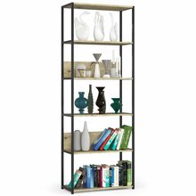 Raamaturiiul Akord Loft 700, 32 x 70 x 192 cm, must/tamm