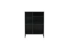 Raamaturiiul Venture Design Misha, 80 x 40 x 110 cm, must