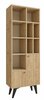 Raamaturiiul Kalune Design Kiato, 30 x 60 x 170 cm, tamm