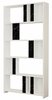 Raamaturiiul Kalune Design Lima Marble, 20 x 90 x 180 cm, valge/must