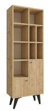 Raamaturiiul Kalune Design Kiato, 30 x 60 x 170 cm, tamm