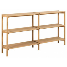 Raamaturiiul Actona Braidwood, 169 x 30 x 88,4 cm, tamm/pruun