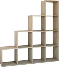 Raamaturiiul Top E Shop Step Sonoma 4x4, 153 x 30 x 153 cm, tamme värv
