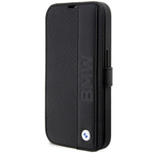Telefoniümbris BMW BMBKP14X22RDPK, nahast, iPhone 14 Pro Max 6,7, must