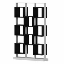 Põrandariiul Kalune Design Edge 788DEC3604, 29.5 x 120 x 188 cm, valge/must