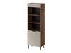 Raamatukapp Cama Meble Cama 3 ALMERA, 60 x 42 x 185 cm, pähkel/kasmiir