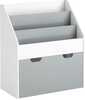 Laste raamaturiiul Sobuy KMB17-HG, 62,5 x 30 x 70 cm, valge/hall