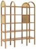Raamaturiiul Kalune Design Nala 120, 120 x 36 x 160 cm, pruun
