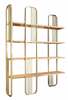 Põrandariiul Kalune Design Sierra, 28 x 125 x 180 cm, kollane