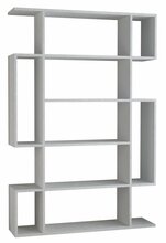 Raamaturiiul Kalune Design Mito, 108.5 x 25 x 161 cm, valge