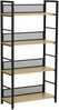 Riiul Home4you Hector, 60 x 28 x 121 cm, must/pruun