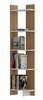 Põrandariiul Kalune Design Als 875ZNA3605, 22 x 45 x 170 cm, valge/helepruun