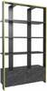 Raamaturiiul Kalune Design Elena, 31.5 x 93.6 x 160 cm, must, Marble