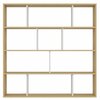 Põrandariiul Kalune Design Hodbi, 145.2 x 25 x 145 cm, tamm/valge/helepruun