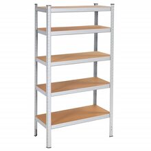 Metallriiul Springos HA5161, 180 x 90 x 40 cm, valge