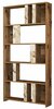 Raamaturiiul Kalune Design Lima, 20 x 90 x 180 cm, valge/pähkel/pruun