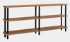 Põrandariiul Kalune Design Zen 688DRA1212, 35 x 180 x 74.9 cm, pruun/must