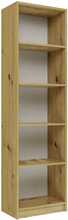 Raamaturiiul Top E Shop R50 Artisan, 30 x 50 x 181 cm, tamm/pruun