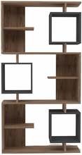 Raamaturiiul Kalune Design Icardi, 24.6 x 90 x 171.9 cm, antratsiit/pruun