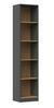Raamaturiiul Top E Shop R40, 40 x 30 x 182 cm, antratsiit/tamm