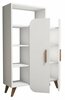 Põrandariiul Kalune Design Form 845HCT3901, 90 x 32 x 132 cm, valge