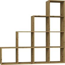 Raamaturiiul Top E Shop Step Artisan 4x4, 153 x 30 x 153 cm, pruun