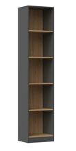 Raamaturiiul Top E Shop R40, 40 x 30 x 182 cm, antratsiit/tamm