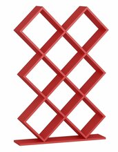 Põrandariiul Kalune Design Kumsal, 19.5 x 90 x 129 cm, punane