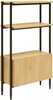 Riiul Home4you Nate, 65,5 x 32 x 117 cm, tamm