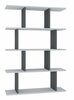 Raamaturiiul Kalune Design Harmon, 90 x 25 x 127.4 cm, valge/hall