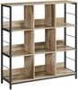 Riiul Vasagle, 3 taset, 9 sektsiooni, 30 x 100 x 103,1 cm