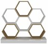 Põrandariiul Kalune Design Cicek 322RTC1102, 120 x 29,5 x 109 cm, tamm/valge