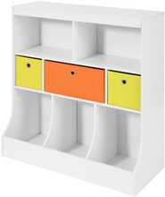 Laste raamaturiiul Sobuy KMB26-W, 92 x 40 x 93 cm, valge