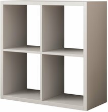 Raamaturiiul ADRK Cleo III, valge, 77 x 33 x 77 cm