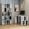 Mööblikomplekt Kalune Design Lima Desk & Bookshelf, 90 x 20 x 180 cm, valge/must