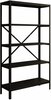Raamaturiiul ADRK Rene, 80 x 30 x 146.8 cm, must
