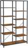 Raamaturiiul Vasagle LLS155B01, 100 x 30 x 170 cm, avatud sektsioonidega
