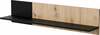 Seinariiul Cama Meble Merci, 110 x 20 x 25 cm, must/tamm