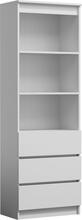 Raamaturiiul Top E Shop RS-60 Olimp Biel, 60 x 35 x 180 cm, valge