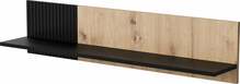 Seinariiul Cama Meble Merci, 110 x 20 x 25 cm, must/tamm