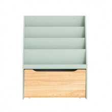 Laste raamaturiiul Sobuy KMB95-GR, 62 x 30 x 80 cm, roheline