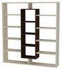 Raamaturiiul Kalune Design Ample, 125 x 22 x 135.7 cm, heledapruun/tumepruun, Birch & Wenge