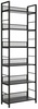 Põrandariiul Signal Meble Rawr R6, 60 x 28 x 187 cm, must