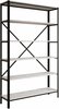 Raamaturiiul ADRK Ralph, 110 x 30 x 180.2 cm, must/hall